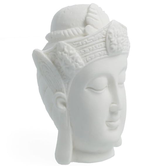 Molde Buda con Corona nº2: Molde de silicona para jabones, velas y manualidades. Figura de 8,5cm de altura y 6,3cm de diámetro. Peso por jabón 100g.