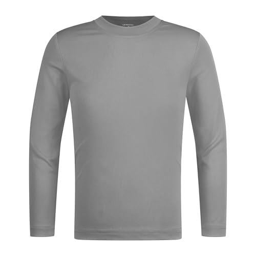 Image of LETAOTAO UPF 50+ Boys Neon Rash Guard Long Sleeve Swim Shirt | 4T to Youth,Boys & Girls Sun Shirt, Sun Protection Shirt,Quick Dry, Moisture-Wicking Fabric, Fishing Shirt