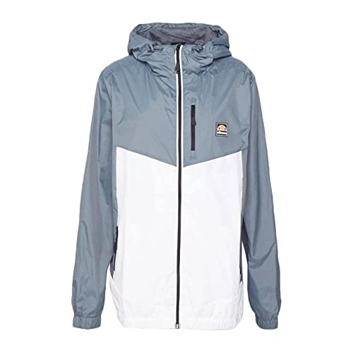 Chaqueta ellesse Fraction FZ color carbón talla S para hombre con cremallera completa