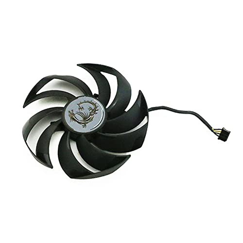 RAKSTORE PLD10010B12HH Grafikkarten Lüfter Kompatibel mit MSI RTX 3080 RTX3080Ti RTX 3090 SUPRIM X Leiser Kühler Lüfter (B)
