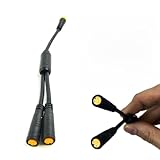 Composant essentiel : ce câble répartiteur en Y unique sert de lien essentiel pour les cyclistes qui mettent à niveau leurs systèmes de vélo électrique que les capteurs de sécurité fonctionnent correctement avec les leviers de frein et détecteurs de vitesse existants