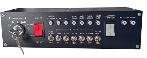 Meza-Ignition Panel for Flight Simulator game MSFS2020, X-Plane for a Home Cockpit or Standalone use on a Desk - Image 6