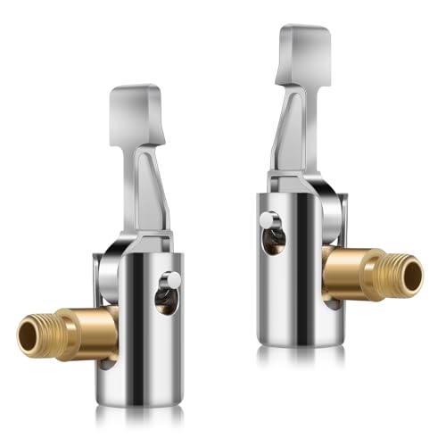 Amabro 2 Pièces embout gonflage pneu voiture,embout pompe velo,valve pneu voiture embout gonflage...