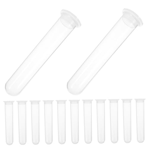 NAMOARLY 100 Pcs Sample Centrifuge Tubes Test Tube Cryogenic Vial Lab Sample Tubes Testing Tubes Vial Seal Cap Small Test Centrifugal Tube Vials Pp