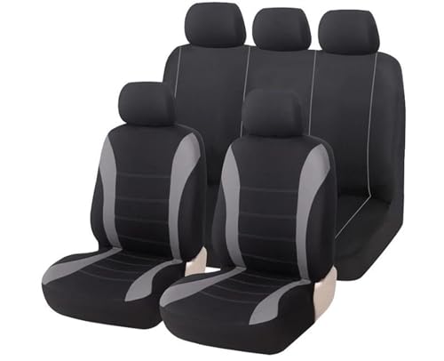 Housses de siège de voiture imperméables en cuir gris pour Camry