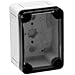 Altech Corp. 111-002, Enclosure; Box-Lid; Polystyrene; Gray; 3.7x2.56x2.24 in; IP66; NEMA 12K; TK Series