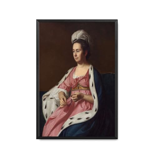 Chen Lin Canvas Painting Wall Picture Printing John Singleton Copley Abigail Smith Babcock (Mrs Kitchen Dining Room Wall Decor 8x12inch Metal Frame