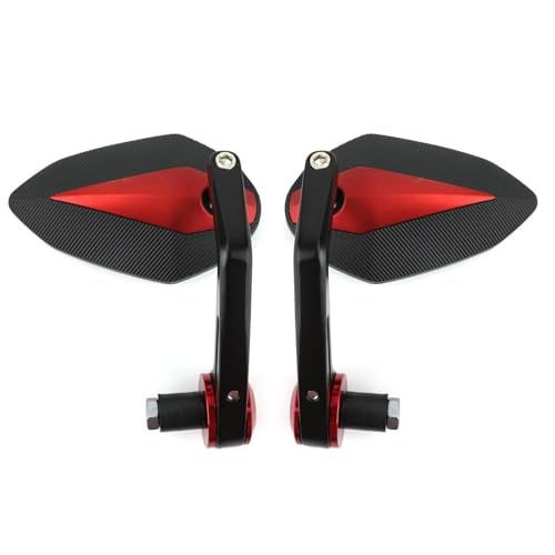 Espejos de manillar 7/8 para moto R1 R6 con cristal ajustable de alta visibilidad trasera