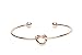 Bridesmaid Gifts - Tie The Knot Maid of Honor Bracelet w/Gift Box, Maid of Honor Gift Love Knot Bracelet, Bridal Party Jewelry (Gold, Rose Gold, Silver) (Black Note_Rose Gold Bracelet)