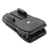 VERDANVERSE Verstellbarer Drehbarer Schultergurt Kamera Clip für Rucksack Stoßfester und Leichter Actioncam Halter Praktischer Kamerahalter für Outdoor Aktivitäten Wie Wandern Radfahren