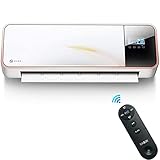 Las teclas táctiles de pantalla digital de pantalla grande, la temperatura interior y el estado de funcionamiento del calentador son claros de un vistazo, con función de apagado de pantalla, control remoto de 6 m, función de temporización de 12 horas.