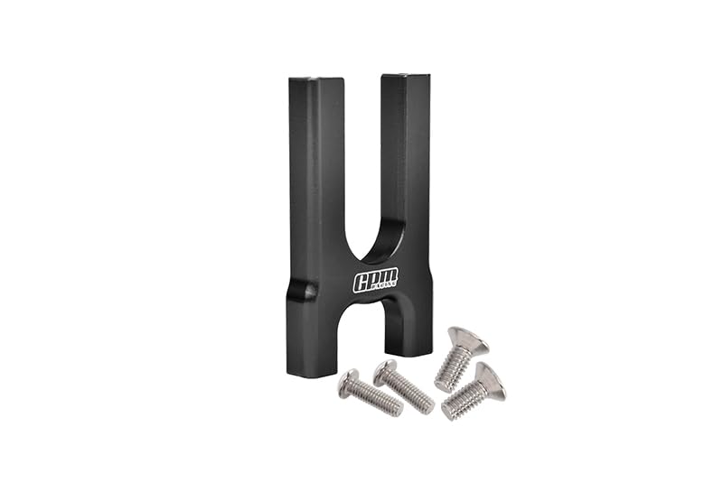 5pc Set Aluminum Center Diff Mount (Front) KRATON/Outcast/Notorious/Typhon/Talion, 1/7 Infraction Limitless by GPM (Black)