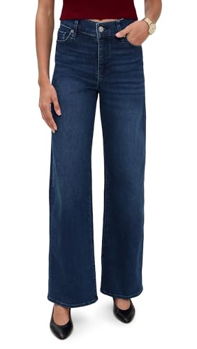 FRAME Women's Le Slim Palazzo Jeans, Trick, Blue, 34