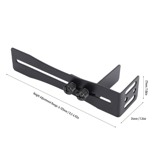 Soporte para tarjeta gráfica ajustable de acero negro miniatura 7