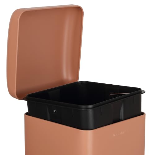 happimess Betty 8 Gal Step Trash Can Soft-Close Lid, Clay Rose by happimess - Used condition - Image 7