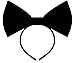 Velvet Bow Headband: H2 (Velvet Black)