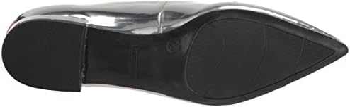 Nine West Women's LALLIN Ballet Flat, Silver 040, 8.5 | Image 3