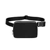 Bolsa de cintura unissex – Pochete leve ajustável para mulheres e homens, presente de Páscoa, Preto, Bolsa de peito unissex