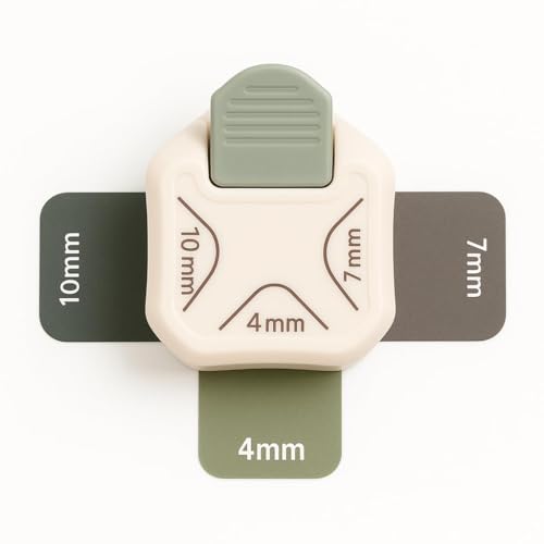 Eckenabrunder Loveria 3 in 1 Eckenstanzer für Papier mit 3 Größen