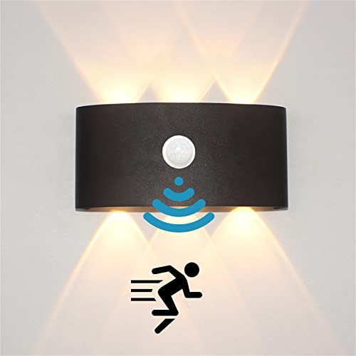 Sensor de movimiento en aplique LED de 18W para iluminar pasillos oscuros y puertas exteriores 4
