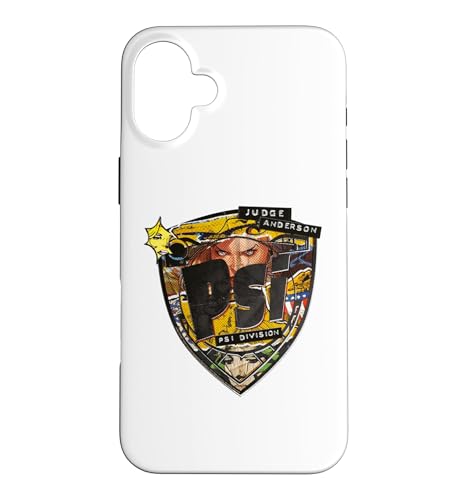 Carcasa para iPhone 16 Plus Insignia de la división psicológica del Juez Anderson 2000 AD Comic