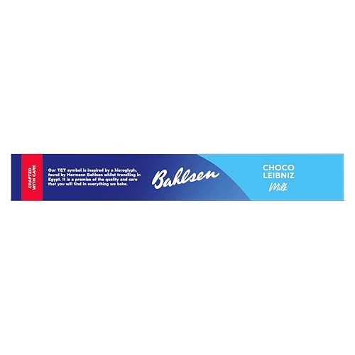 Bahlsen Choco Leibniz Milk Biscuits - Delightful Butter Biscuit Coated with Milk Chocolate - 125g