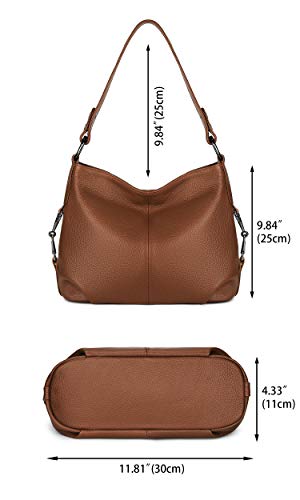 Yaluxe Shoulder Bag Genuine Leather Tote Handbag Crossbody Bags For Women #TOP5