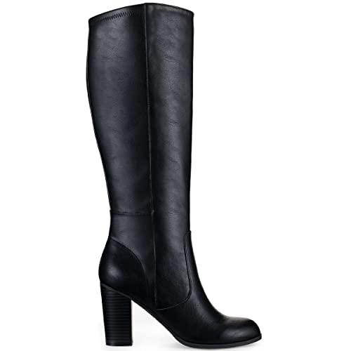Style & Co. Womens Addyypwc Faux Leather Wide Calf Knee-High Boots2