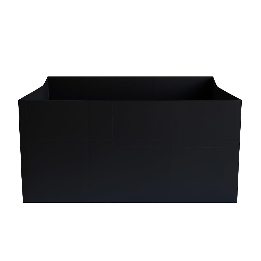 Gitterboxauskleidung aus Kunststoff – Wiederverwendbare HKP-Auskleidung | Schützt vor Nässe & Schmutz | Mit Klappe, faltbar | 1180 x 780 x 780 mm
