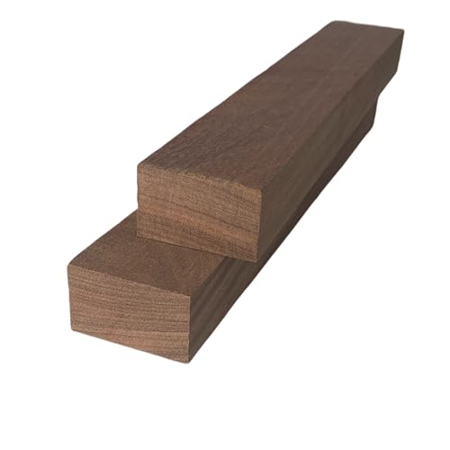 ARMLAZER Afrormosia Holzstücke, 2 Stück, 30 x 50 x 300 mm, für DIY-Projekte