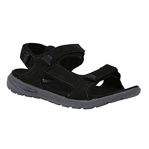 Sandales marche Regatta Marine en cuir pour escapades et vacances homme