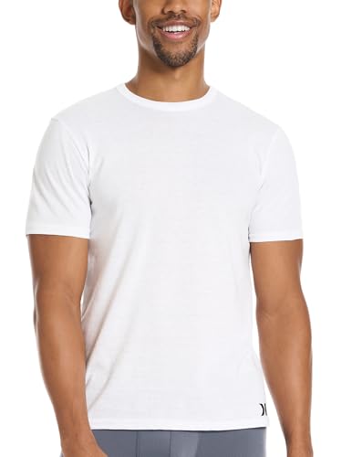 Hurley Men's 3 Pack Cotton Crewneck Short Sleeve T-Shirt4