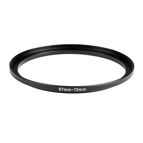 Image of 67-72mm Step-Up Ring Adapter, 67mm to 72mm Step Up Filter Ring for 67mm Lens Install 72mm ND CPL UV Camera Lens Filter(67mm-72mm)