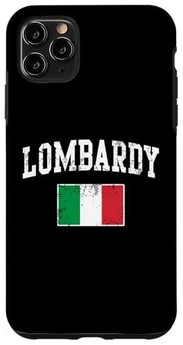 Coque pour iPhone 11 Pro Max Italia Lombardie Italian Heritage Retro Distressed