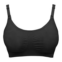 Medela 3 in 1 Nursing & Pumping Bra, Lightweight & Comfortable When Feeding, Electric Pumping or in-Bra Pumping, Black, (Small) 32-34B/DD