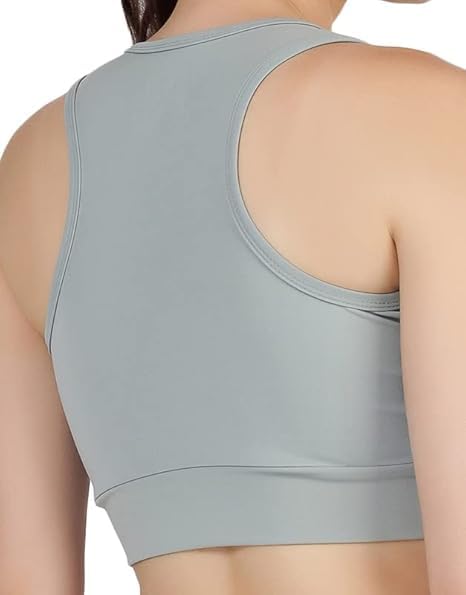 Image of Sports Bra for Women | Non-Padded High Support Gym, Yoga & Running Bra | Seamless Sweat-Wicking Polyester Workout Bra