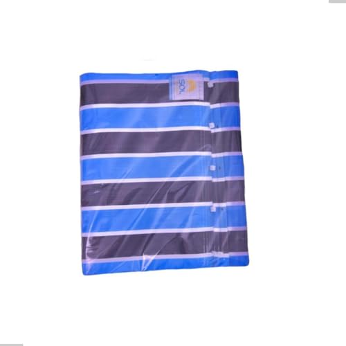 Capa Cadeira Praia Troca Refil Tecido Cores Sol Lona kit Original Exclusivo WetoWeto® (Azul, 1)