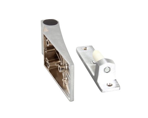 Kason 1255-000004 Brushed Chrome Textured Hinge