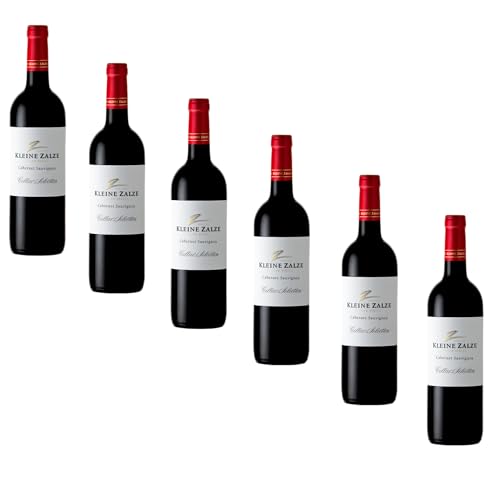 Kleine Zalze Cellar Selection Cabernet Sauvignon 2023-6er Karton - Südafrikanischer Premium Rotwein, Trocken & Vegan - mit Johannisbeere & Röstaromen - 6 x 0,75l (Cabernet Sauvignon)