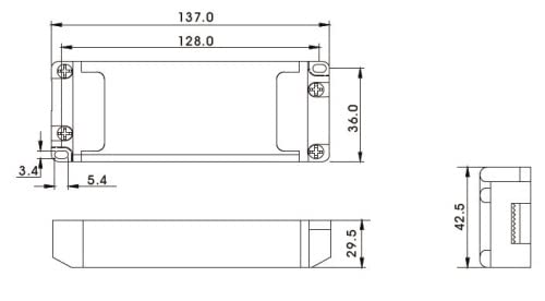 Anway LED driver HW03-500G30 30W 500mA 36-60V