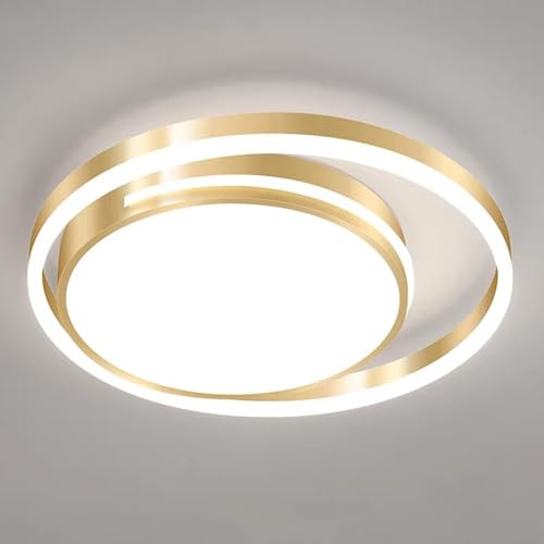 Plafonnier LED encastré extra-plat au design moderne en métal pour éclairage intérieur