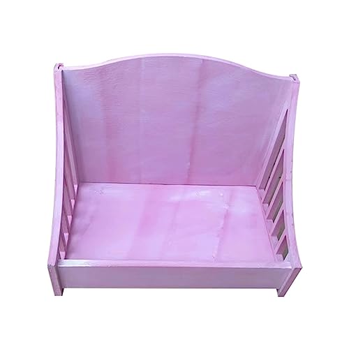 Accessori per fotografia neonato Letto in legno Baby Photoshoot Doll Photo Prop Legno per Fotografia Divano Accessori per servizi fotografici Letto in legno