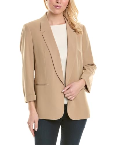 Jones New York Women's Shawl Collar Blazer with 3/4 Cuffed Sleeves