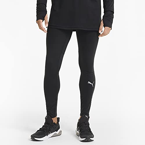 PUMA Meia-calça comprida masculina Run Favorite, Preto, XXG