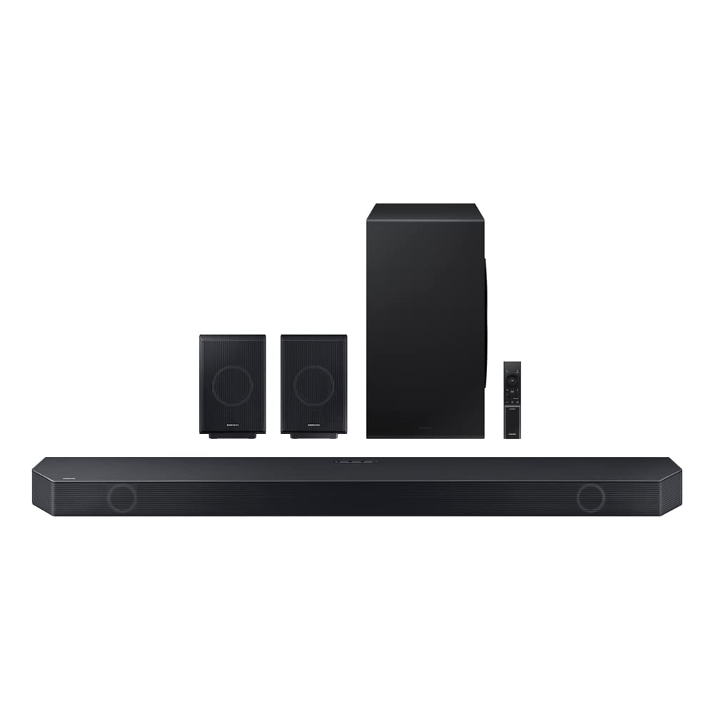 サムスン Q990C サウンドバー Amazon.com: SAMSUNG HW-Q990C 11.1.4ch Soundbar with Rear