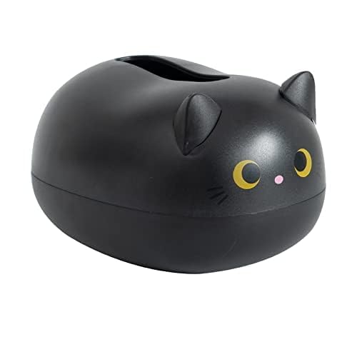 Cartoon Cat Tissue Box, Plastic Cartoon Facial Tissue Box Cover Holder Lovely Napkin Box