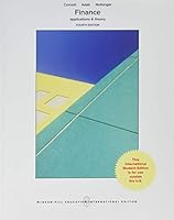 Finance: Applications and Theory 1260013987 Book Cover