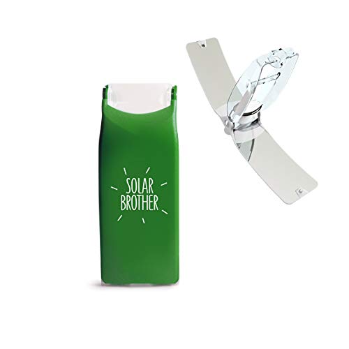 SOLAR BROTHER  Briquet Solaire Suncase  Vert  Étui bi-énergie Unique : allumage Solaire instantané ou allumage au gaz Traditionnel  Waterproof & Windproof  Innovation française brevetée
