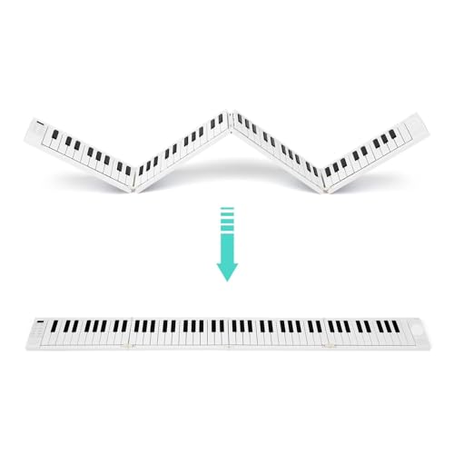 Électronique clavier Piano Piano À Clavier Électronique Pliable, 88 Touches, Piano Numérique Portable Pour Étudiant, Instrument De Piano - Les Beatles, Paul McCartney, John Lennon, RIngo Starr, George Harrison Électronique clavier Piano Piano À Clavier Électronique Pliable, 88 Touches, Piano Numérique Portable Pour Étudiant, Instrument De Piano – Image 5