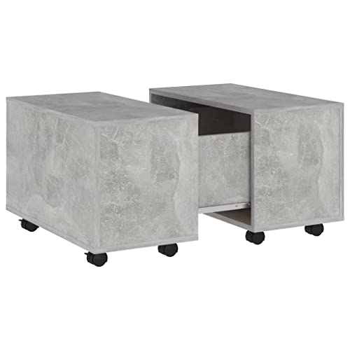 Table basse extensible et mobile en bois gris pour optimiser votre salon - 4